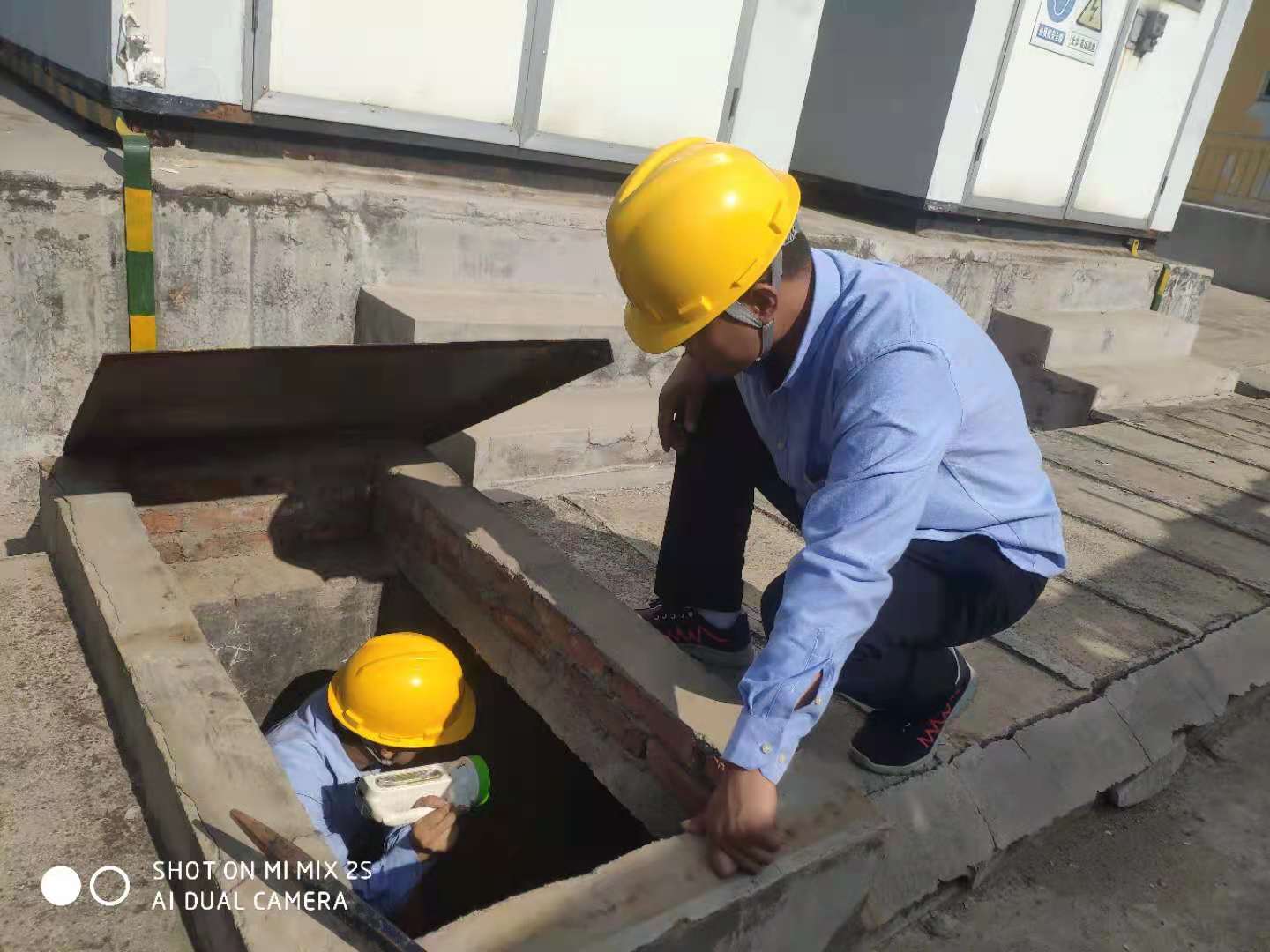 【水發(fā)能源】繃緊防汛弦，筑牢安全堤——中穆電站開展防汛專項檢查1.jpg